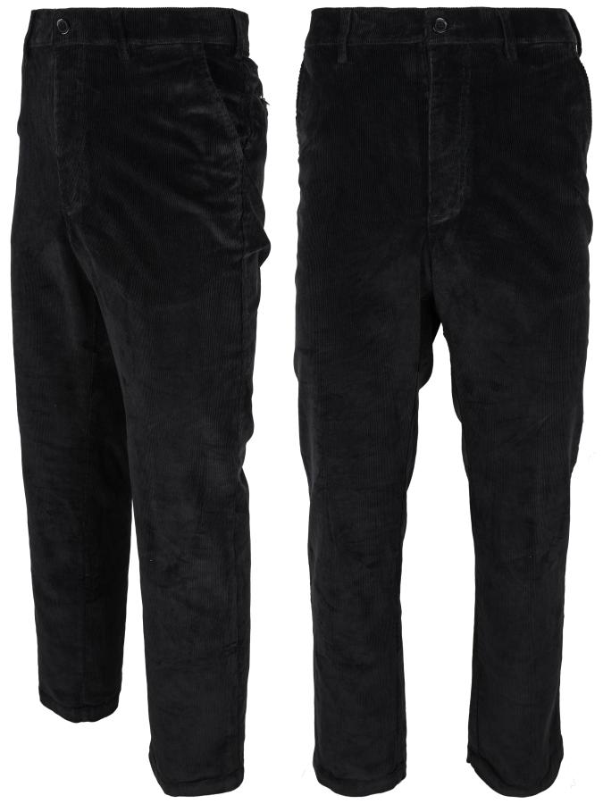 Cordhose Stretch für Herren - Schwarz