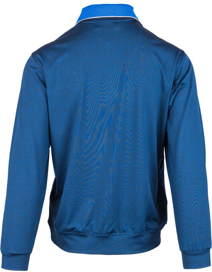 Langarm Poloshirt für Herren - Dunkelblau